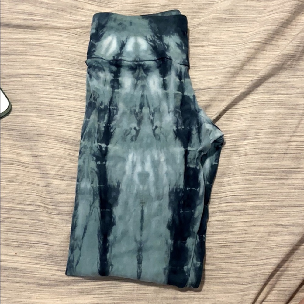 Blue Tie Dye Leggings.